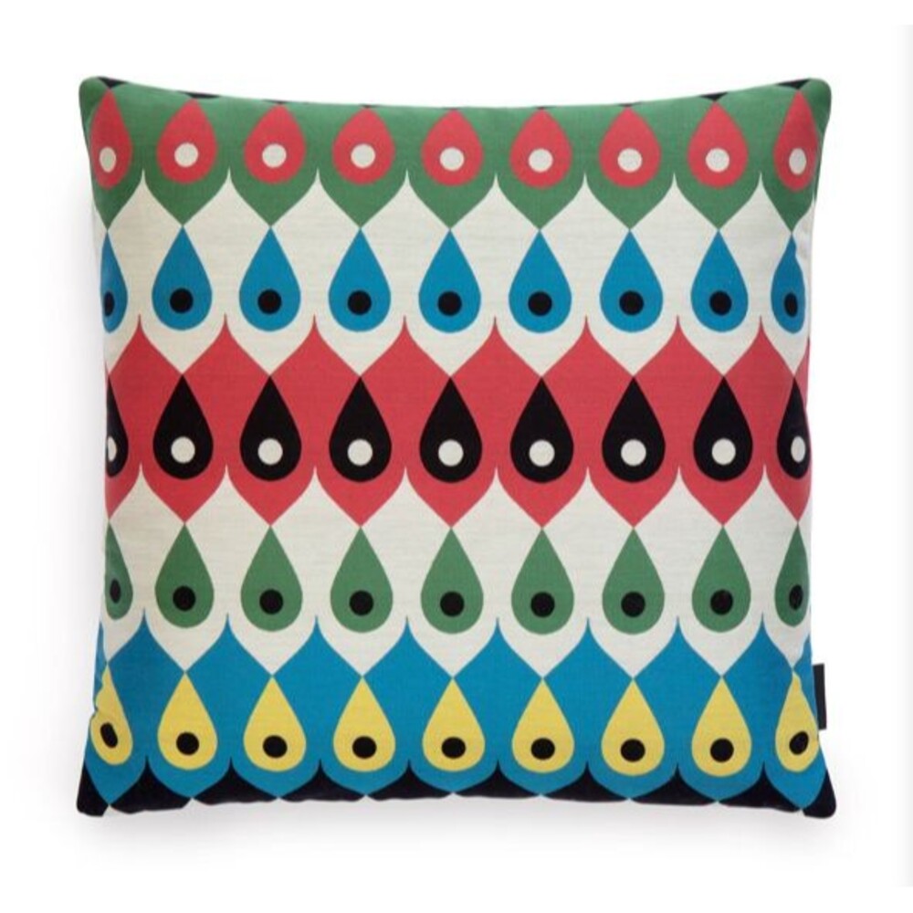 Amulet Maharam Throw Pillow by Sonnhild Kestler Multi-Colored 17" x 17" RARE
